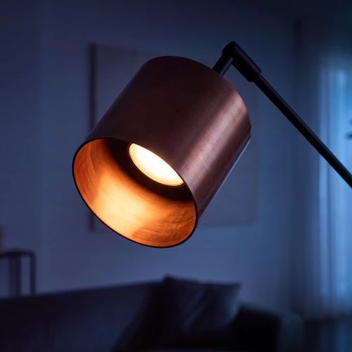 Lucide G45 - Led lamp - Ø 4,3 cm - LED 3 StepDim - E14 - 1x5W 2700K - Zwart - sfeer 2